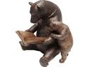 Kare Dekofigur Reading Bears Braun
