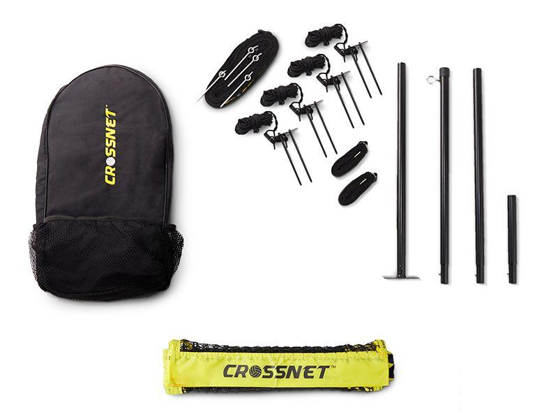 Crossnet Volleyballnetz Crossnet Schwarz/Gelb