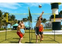 Crossnet Volleyballnetz Crossnet Schwarz/Gelb