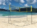 Crossnet Volleyballnetz Crossnet Schwarz/Gelb