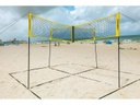 Crossnet Volleyballnetz Crossnet Schwarz/Gelb