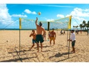 Crossnet Volleyballnetz Crossnet Schwarz/Gelb
