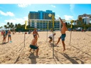 Crossnet Volleyballnetz Crossnet Schwarz/Gelb