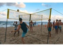 Crossnet Volleyballnetz Crossnet Schwarz/Gelb