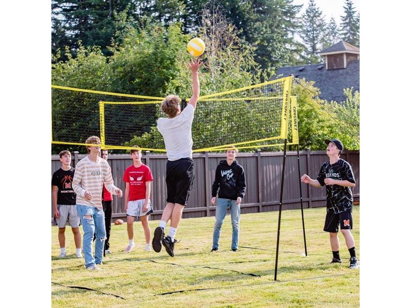 Crossnet Volleyballnetz Crossnet Schwarz/Gelb