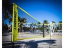 Crossnet Volleyballnetz Crossnet Schwarz/Gelb