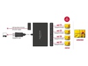 Delock 4-Port Signalsplitter Displayport, 4K/60Hz