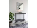 House Nordic Spiegel Jersey 60 x 60 cm, Messing