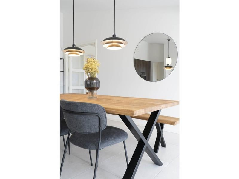 House Nordic Spiegel Jersey Ø 100 cm, Schwarz