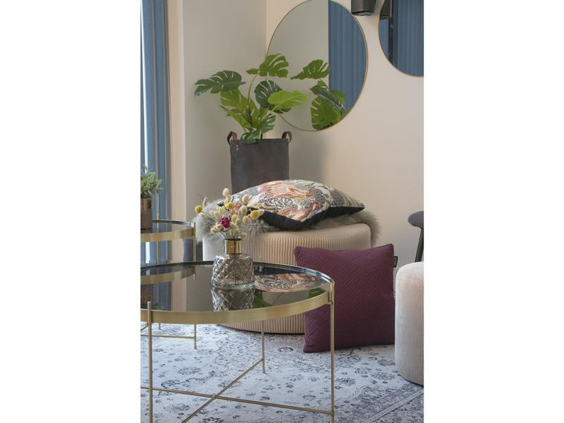 House Nordic Spiegel Jersey Ø 80 cm, Messing