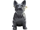 Kare Aufsteller Sitting Angel Dog Gold/Schwarz