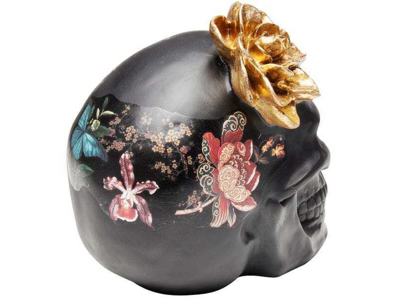 Kare Deko Flower Skull 22 cm 1 Stück