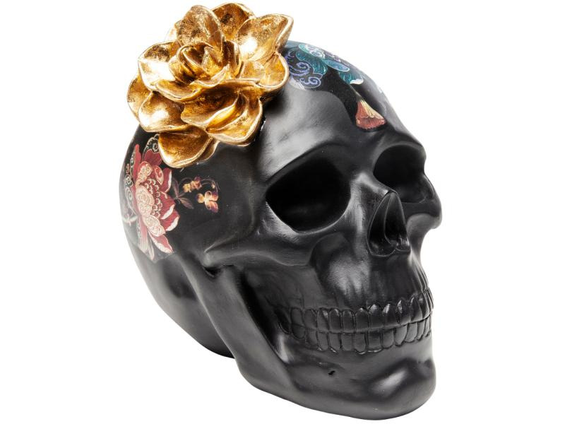 Kare Deko Flower Skull 22 cm 1 Stück