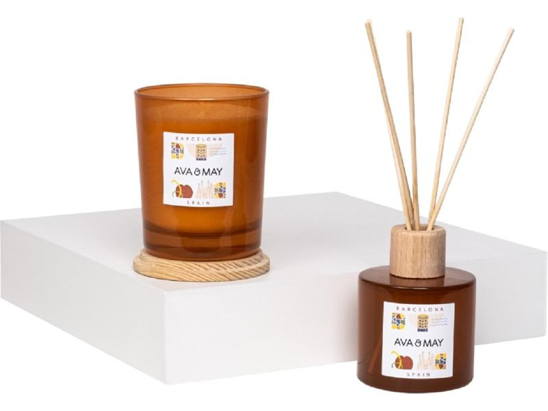 AVA &amp; MAY Duftkerze Barcelona 490 g