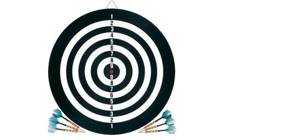 Unicorn Dartboard Paper Board