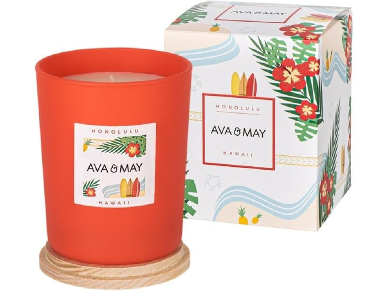 AVA &amp; MAY Duftkerze Hawaii 490 g