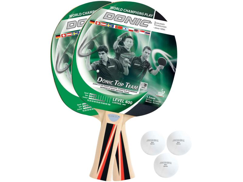 DONIC Schildkröt Tischtennis Set Top Team 400