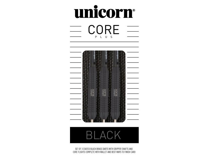 Unicorn Dartpfeile Core Plus Win Black Brass