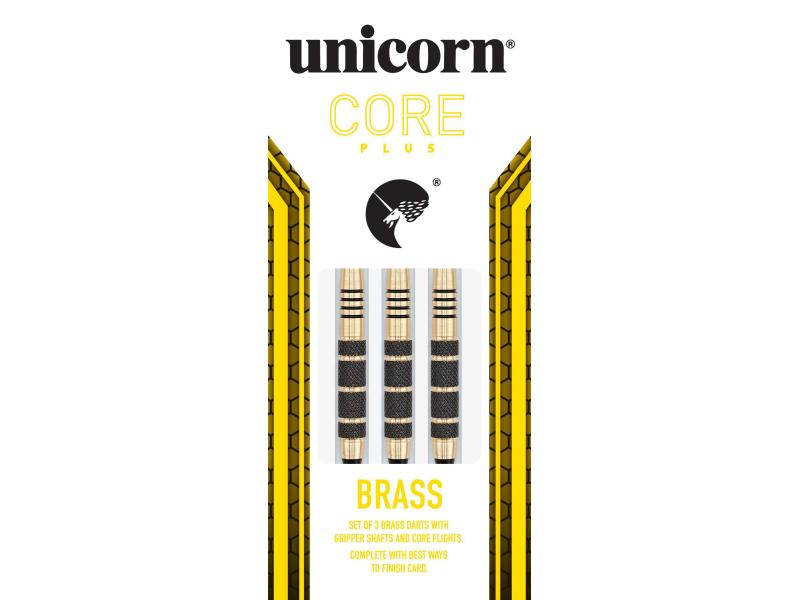 Unicorn Dartpfeile S/T Core Plus Win Black Brass