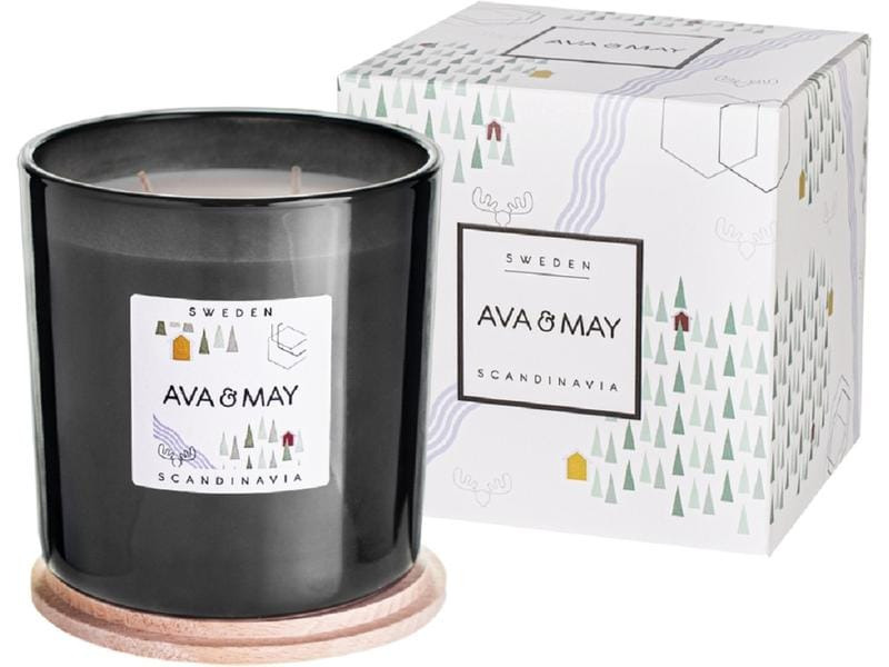 AVA &amp; MAY Duftkerze Schweden Gross, 1150 g