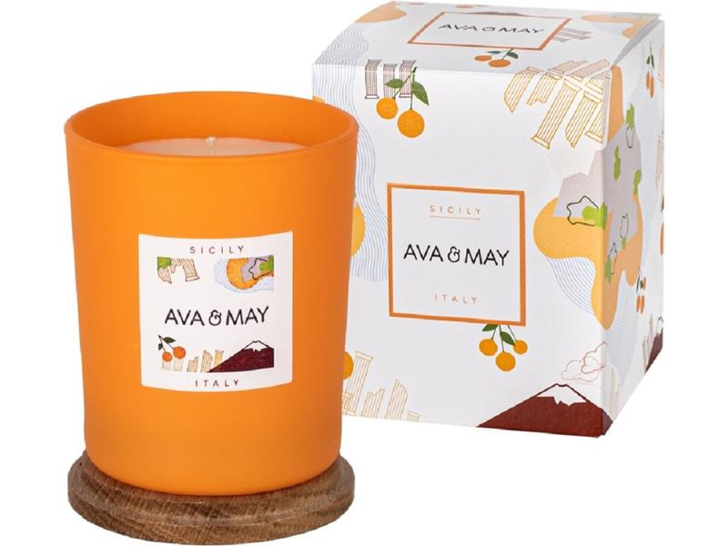 AVA &amp; MAY Duftkerze Sizilien 490 g