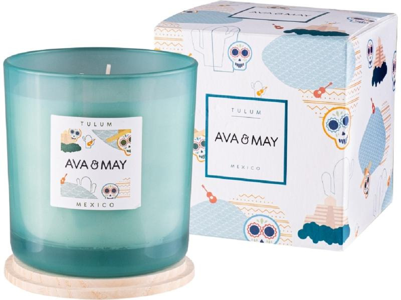 AVA &amp; MAY Duftkerze Tulum Gross, 1150 g