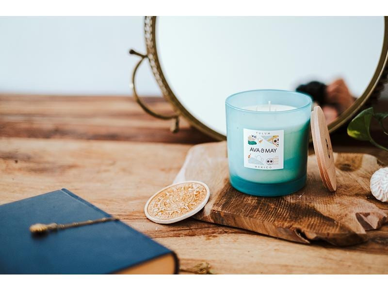 AVA &amp; MAY Duftkerze Tulum Gross, 1150 g