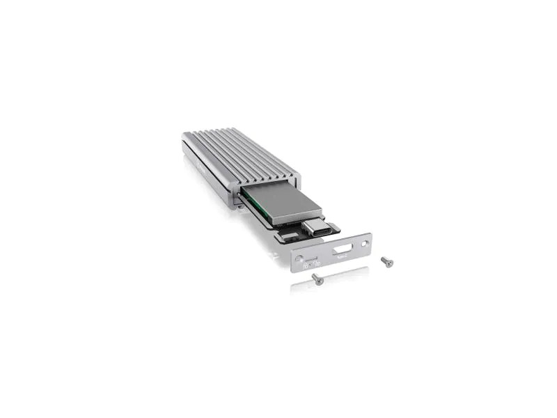 ICY BOX Externes Gehäuse IB-1817Ma-C31 M.2 NVMe silber