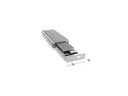 ICY BOX Externes Gehäuse IB-1817Ma-C31 M.2 NVMe silber