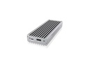 ICY BOX Externes Gehäuse IB-1817Ma-C31 M.2 NVMe silber