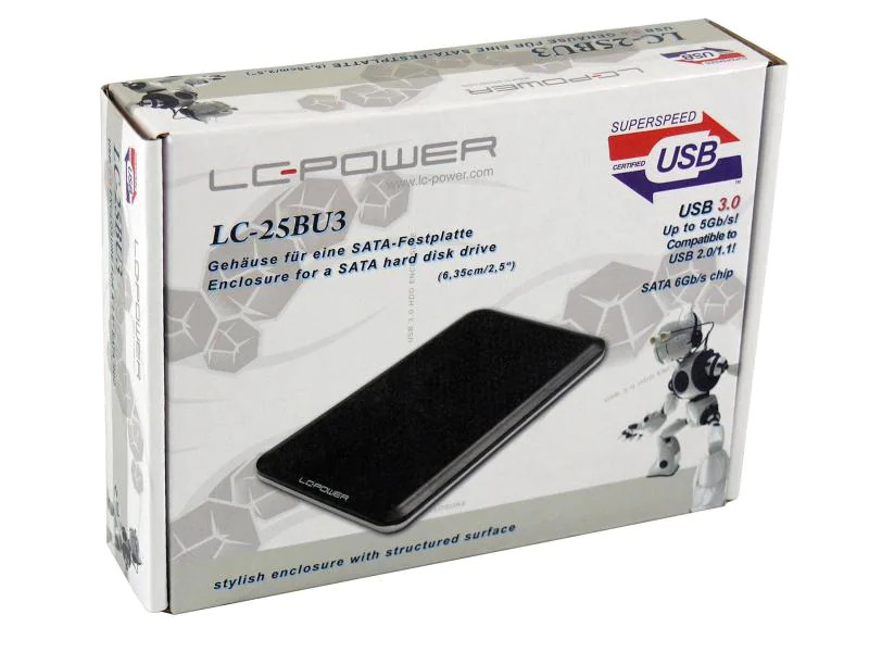 LC-Power Externes Gehäuse LC-25BU3 2.5