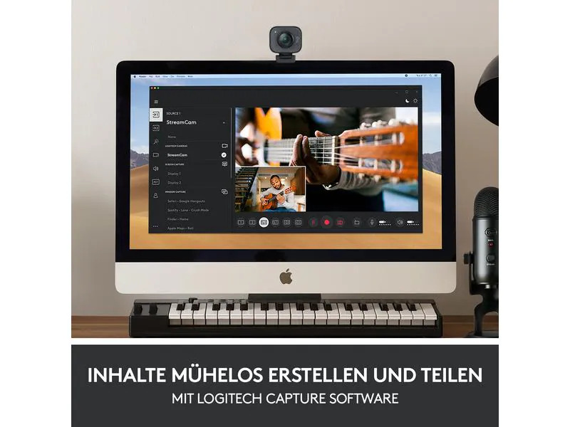 Logitech Webcam StreamCam Grafit