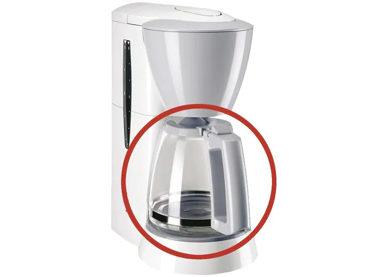 Melitta Kaffeekanne Single5, Glas 0.65 l, Weiss