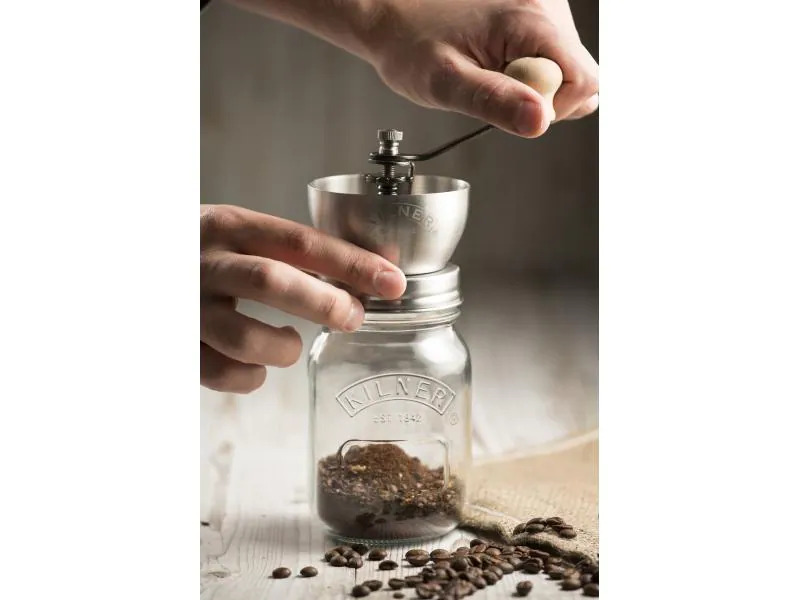 Kilner Kaffeemühle Silber