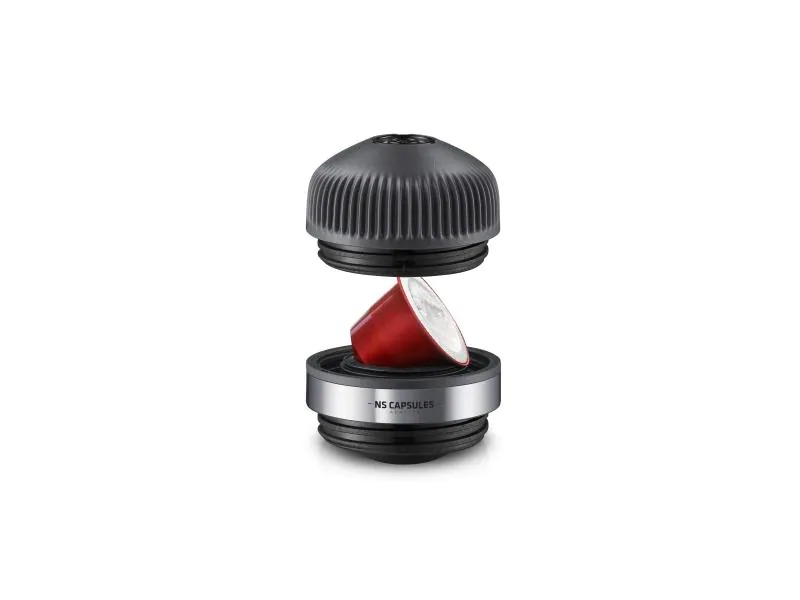 Wacaco Reisekaffeemaschine Nanopresso Bundle mit Nespresso Adapter