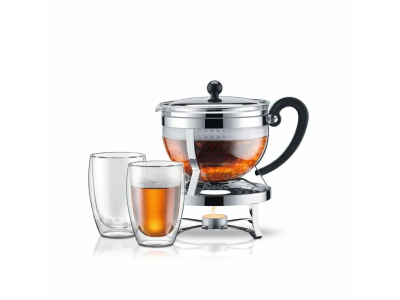 Bodum Tee-Set Chambord  1.3 l, Transparent
