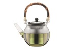 Bodum Teebereiter Assam Bambus Henkel 1 l, Transparent