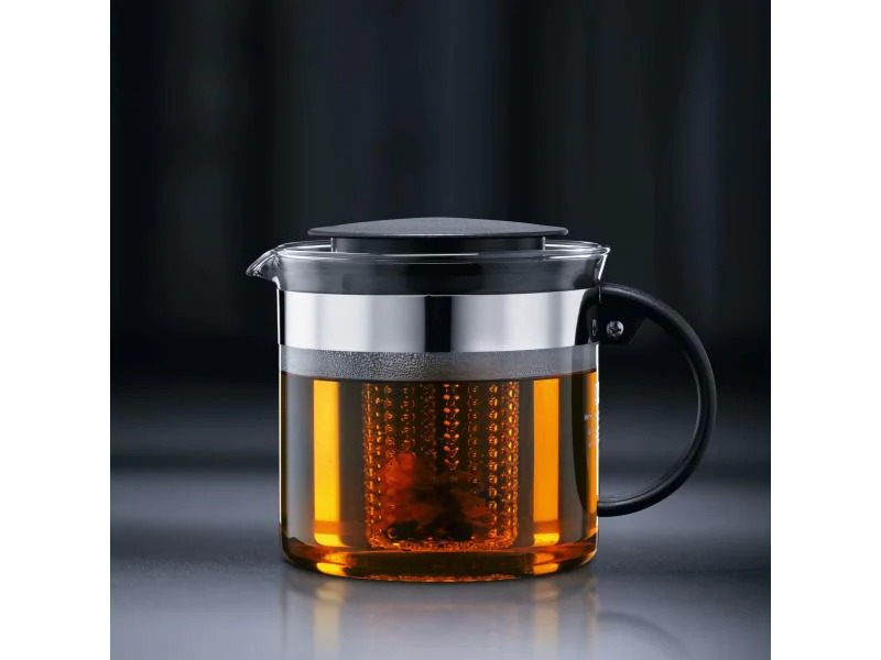 Bodum Teebereiter Bistro Nouveau  1 l, Transparent