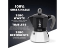 Bialetti Espressokanne New Moka Induktion 4 Tassen, Schwarz
