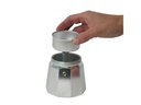 Kela Espressokanne Italia 6 Tassen, Silber