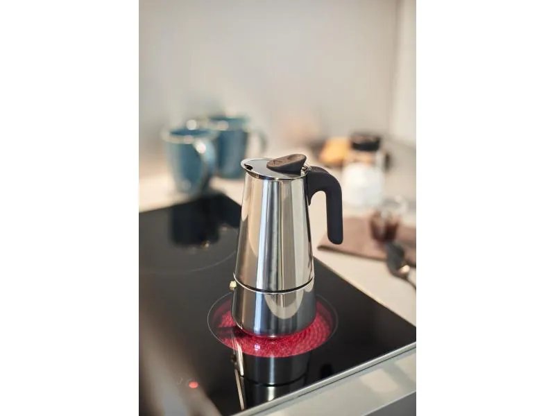 Leonardo Espressokocher Per me 0.3 l 6 Tassen, Grau