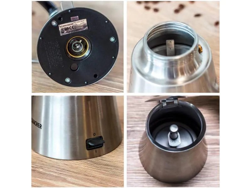 Rommelsbacher Espressokocher 20.EKO 364/E 4 Tassen, Silber