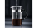 Bodum Kaffeebereiter Bistro Nouveau 1 l, Schwarz