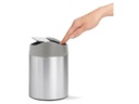 Simplehuman Abfalleimer 1.5 l, Silber