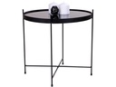 House Nordic Beistelltisch Venezia 48 x 48 cm, Schwarz