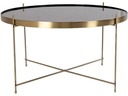 House Nordic Beistelltisch Venezia 70 x 40 cm, Gold