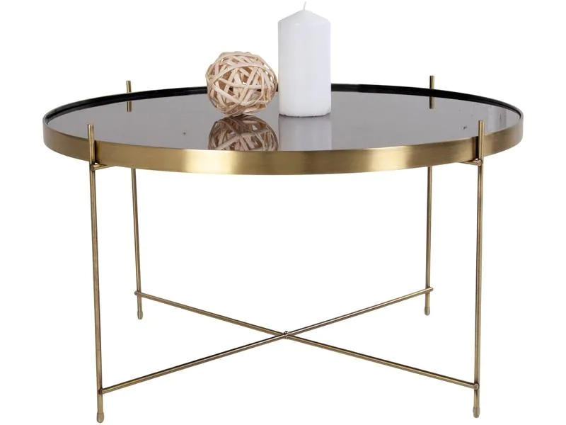 House Nordic Beistelltisch Venezia 70 x 40 cm, Gold