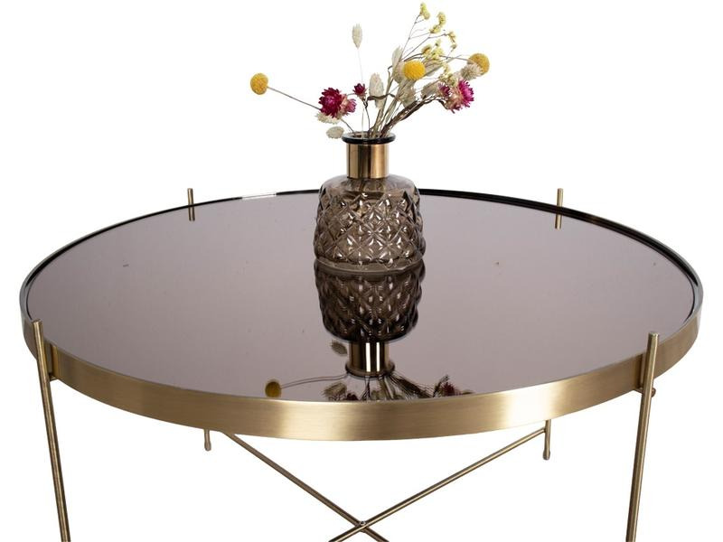 House Nordic Beistelltisch Venezia 70 x 40 cm, Gold