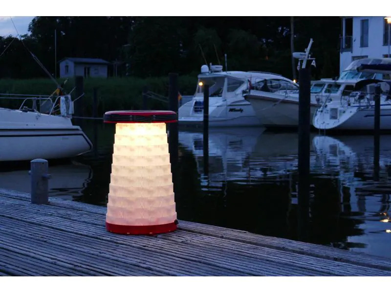 WEDO Hocker SITTOGLOW 26.2 cm x 42 cm, Rot