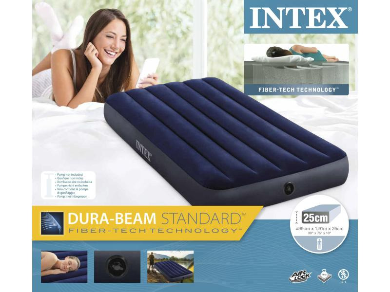 Intex Luftbett DuraBeam Standard Classic Downy Twin